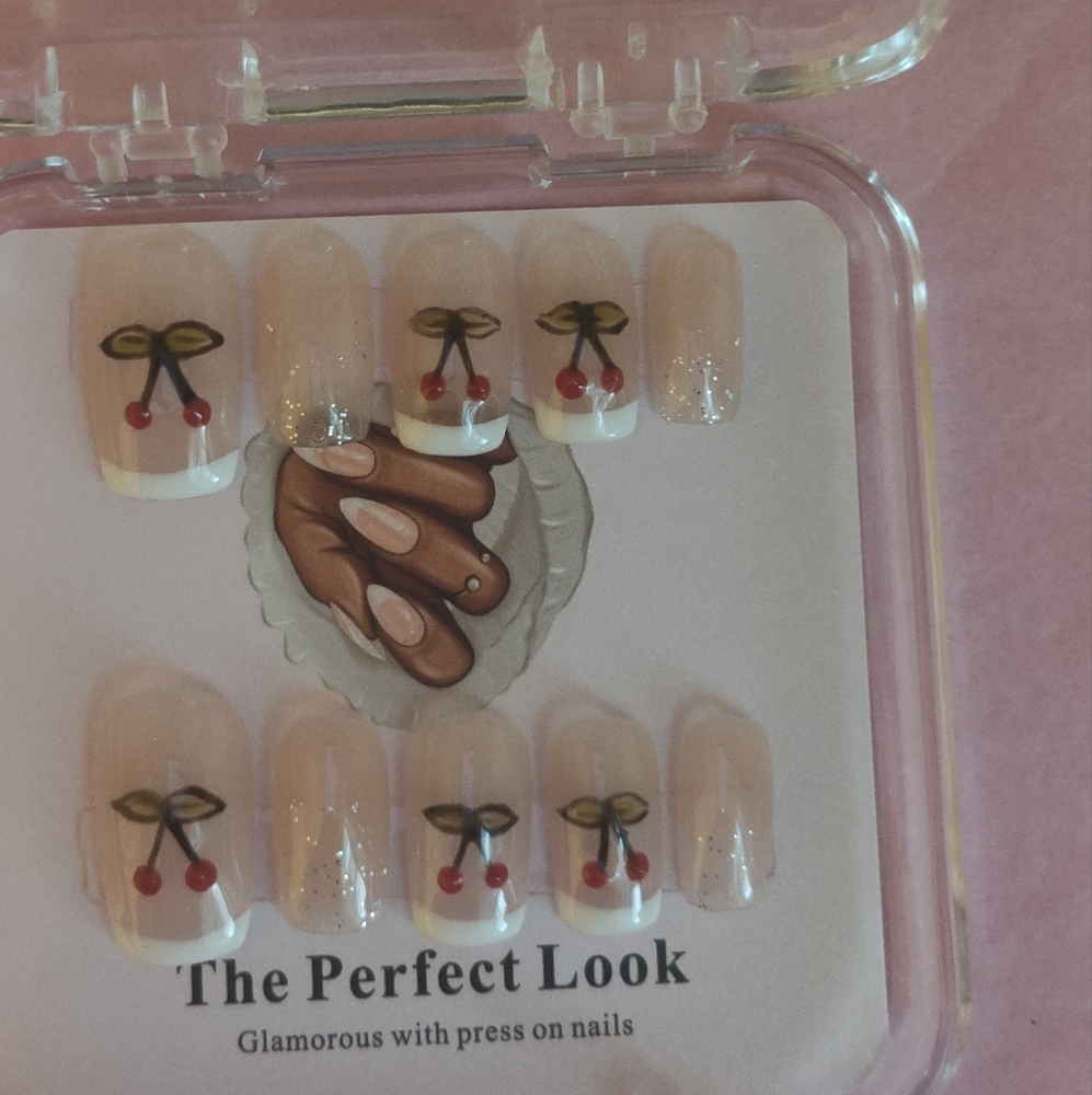 Cherry Design Press-On Nails